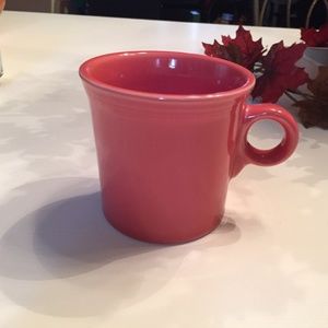 Fiesta Homer Laughlin flamingo mug ring handle
